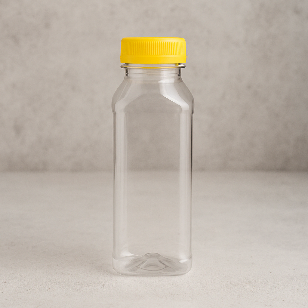 1000ml Plastic Juice Bottle Square Design